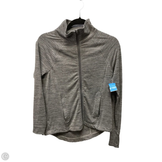 Athletic Jacket By Lou And Grey In Grey, Size: Xs