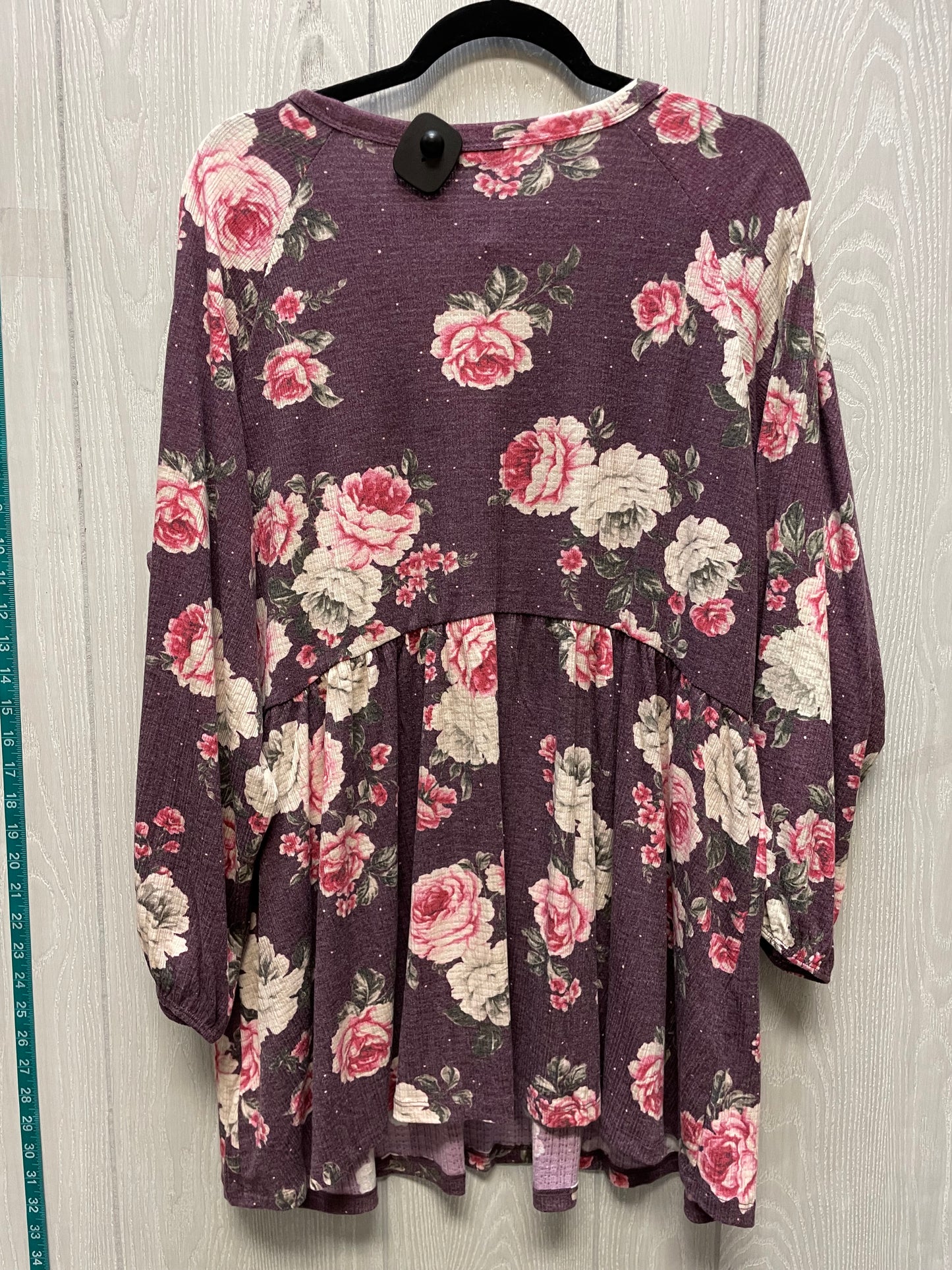 Top Long Sleeve By Torrid In Floral Print, Size: 3x