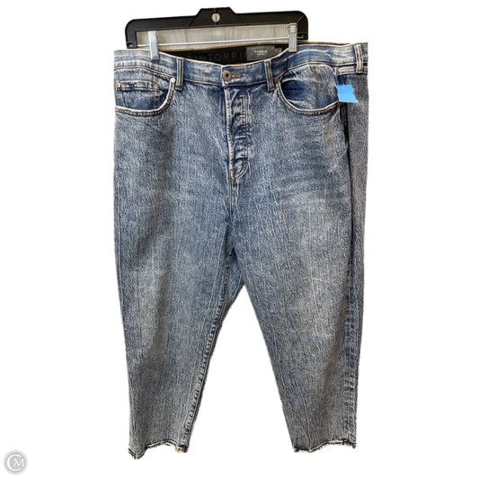 Jeans Boyfriend By Torrid In Blue Denim, Size: 20