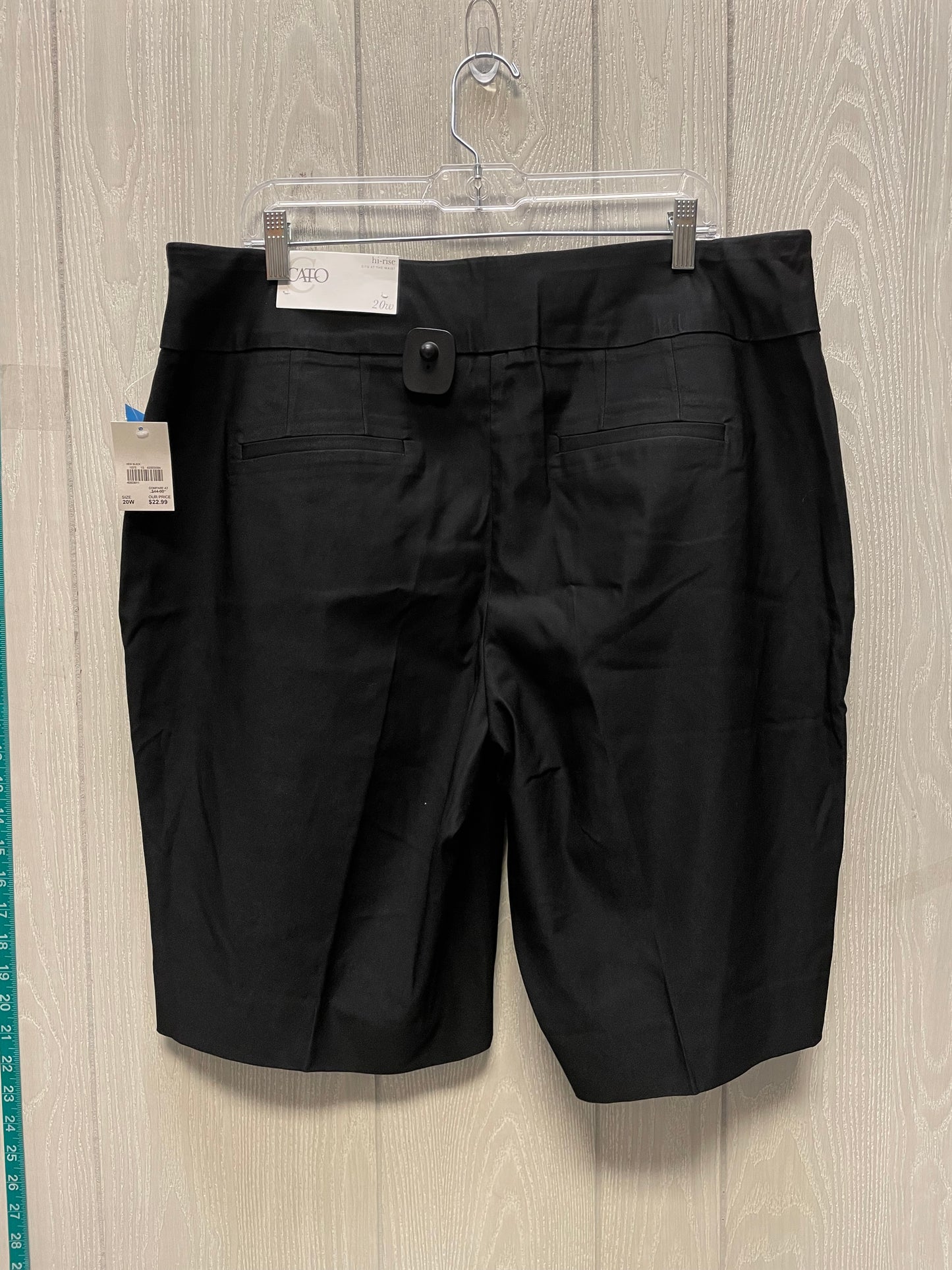 Shorts By Cato In Black, Size: 20