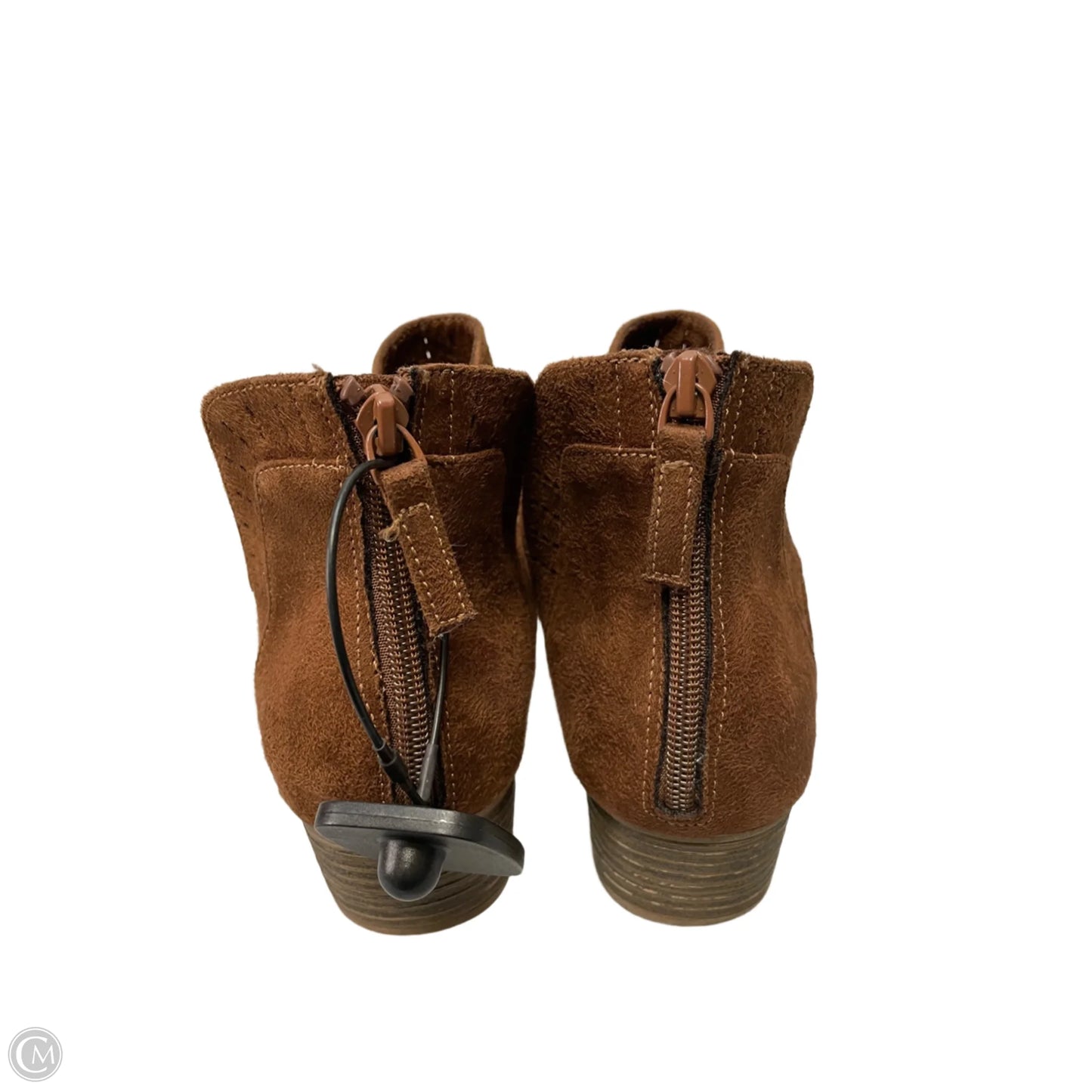 Boots Ankle Heels By Arizona In Brown, Size: 10