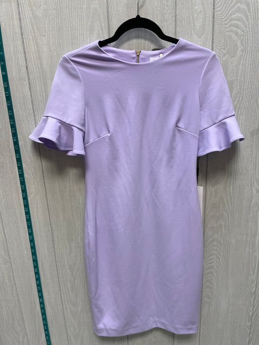 Dress Work By Calvin Klein In Purple, Size: S