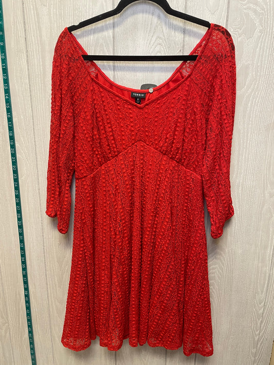 Dress Casual Short By Torrid In Red, Size: L