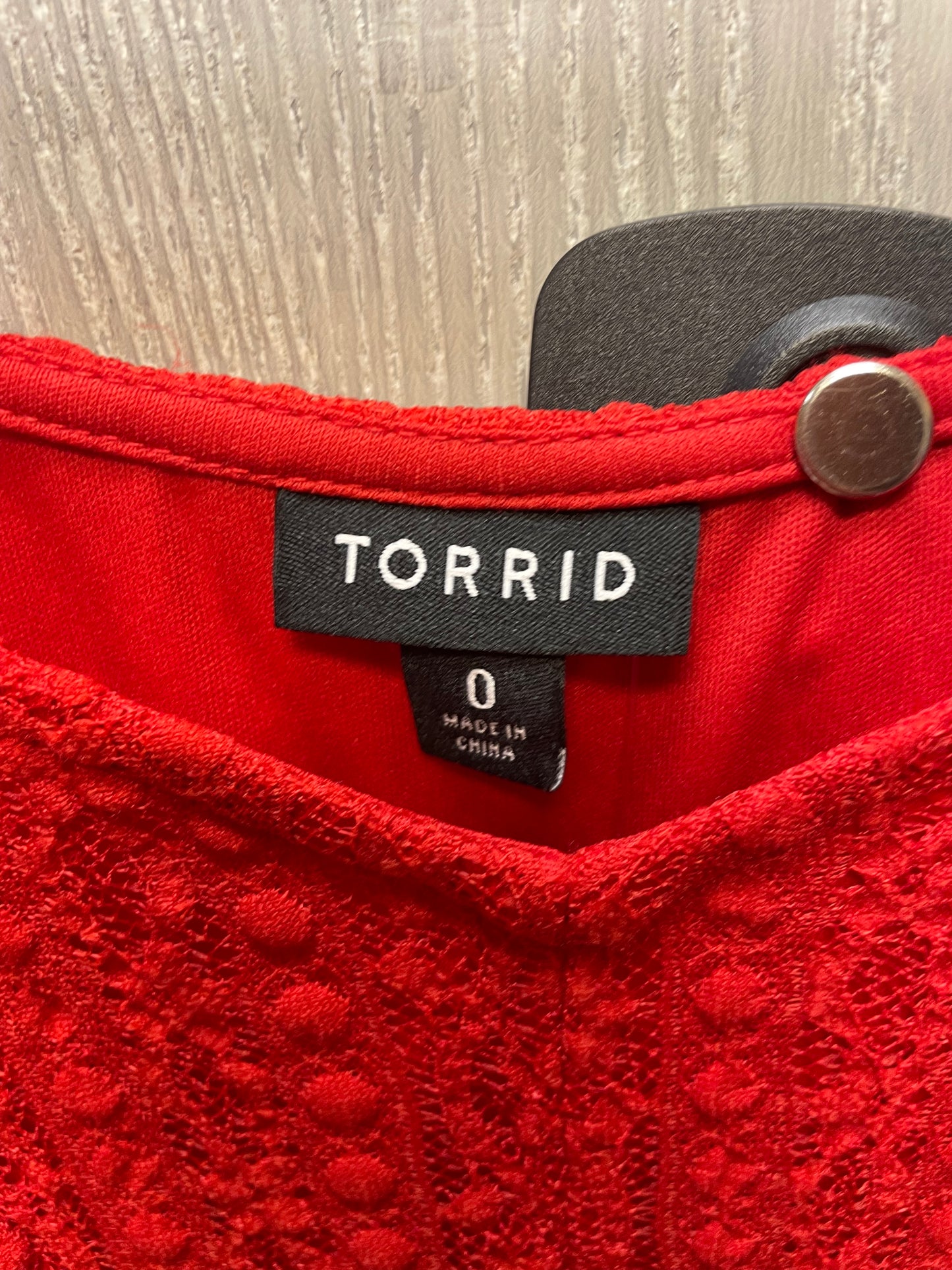 Dress Casual Short By Torrid In Red, Size: L