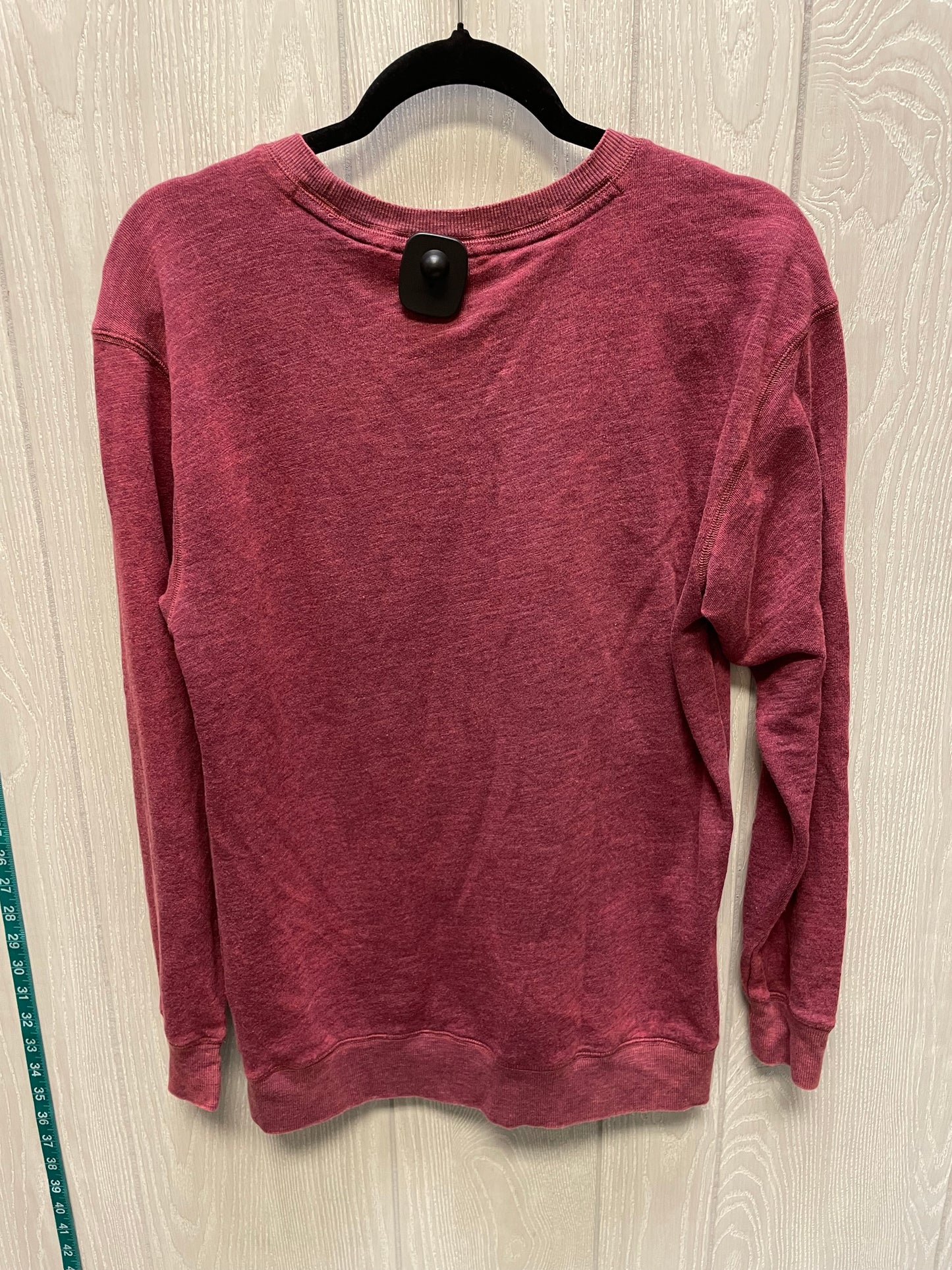 Top Long Sleeve By Pink In Red, Size: Xs