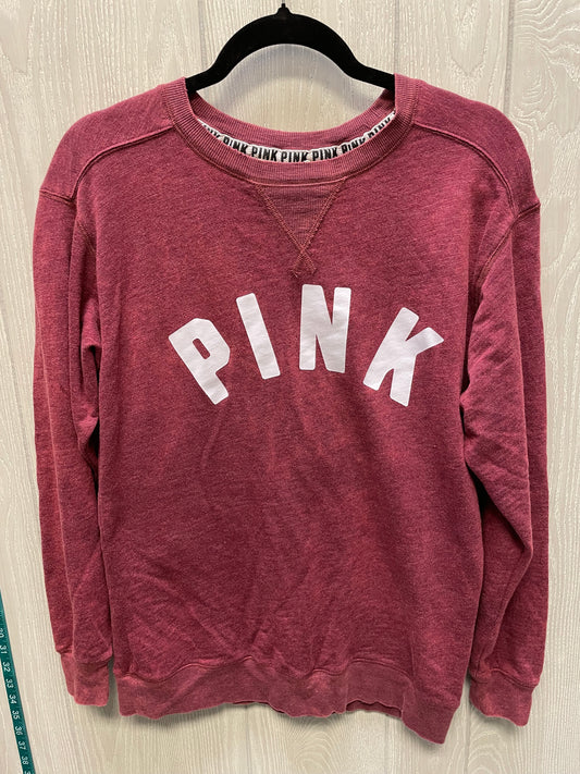 Top Long Sleeve By Pink In Red, Size: Xs