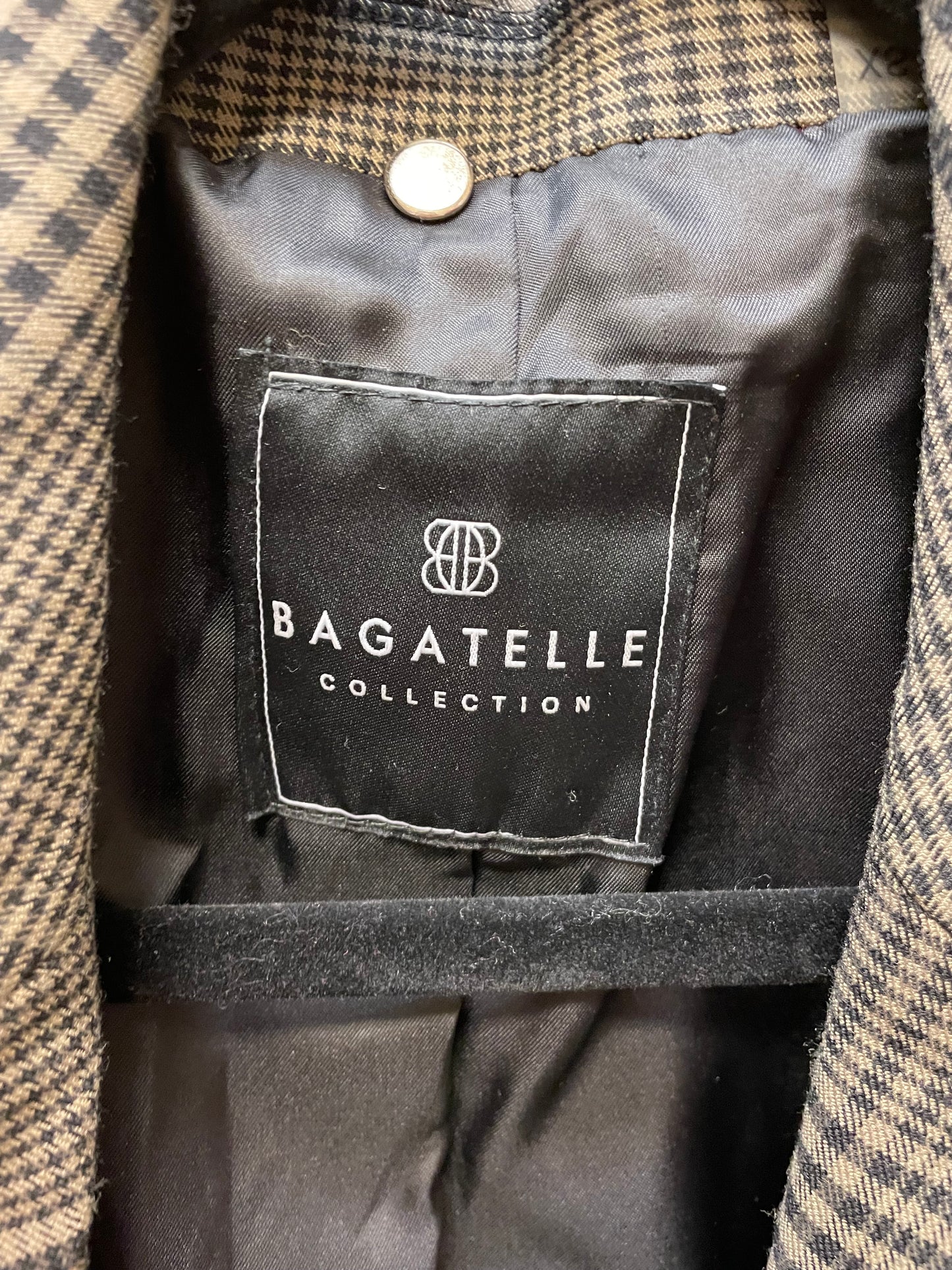 Blazer By bagatelle In Black & Tan, Size: M