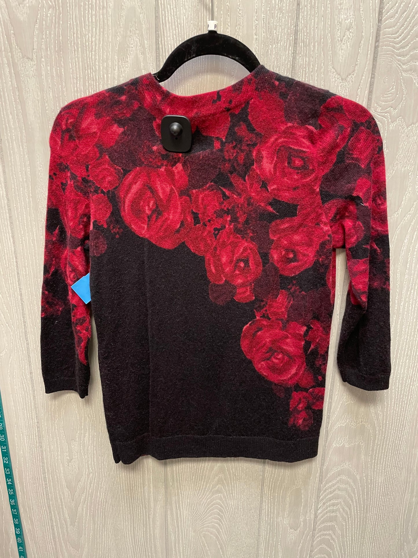 Sweater Cashmere By Talbots In Floral Print, Size: S