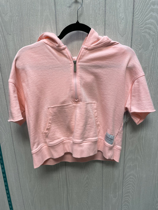 Sweatshirt Hoodie By Calvin Klein Performance In Pink, Size: S