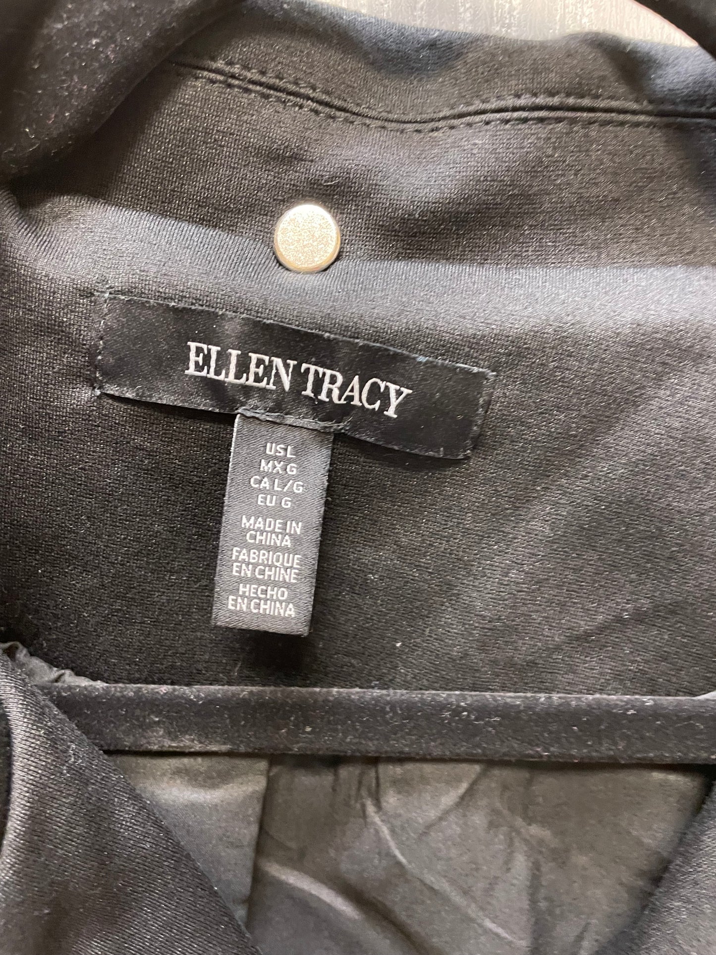 Jacket Other By Ellen Tracy In Black, Size: L