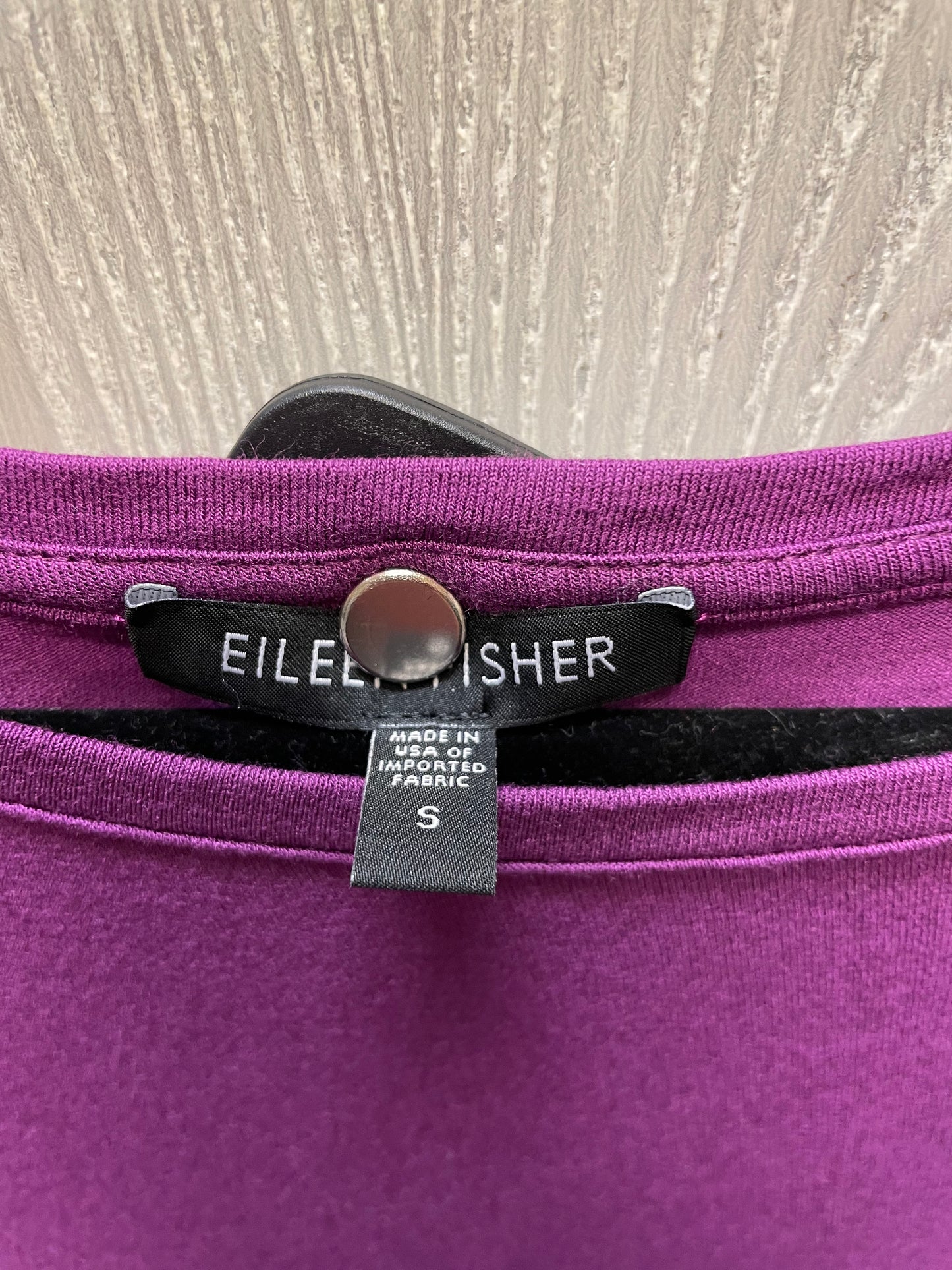 Tunic Long Sleeve By Eileen Fisher In Purple, Size: S