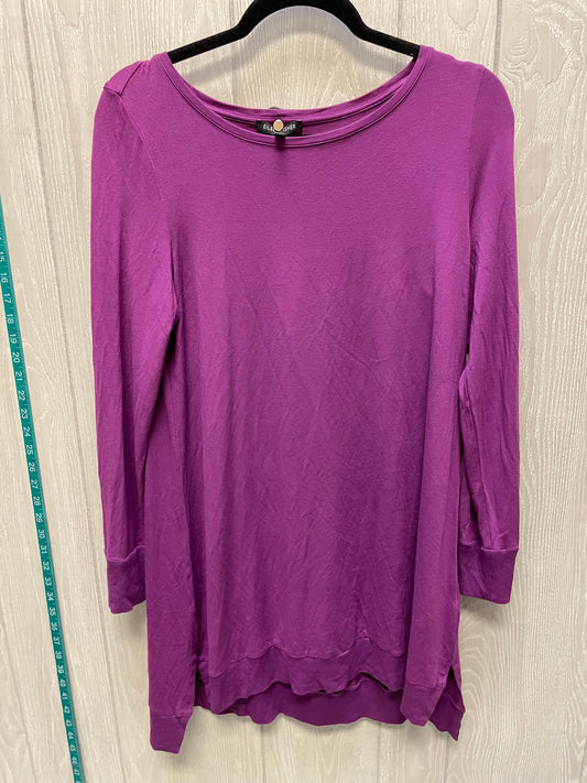 Tunic Long Sleeve By Eileen Fisher In Purple, Size: S