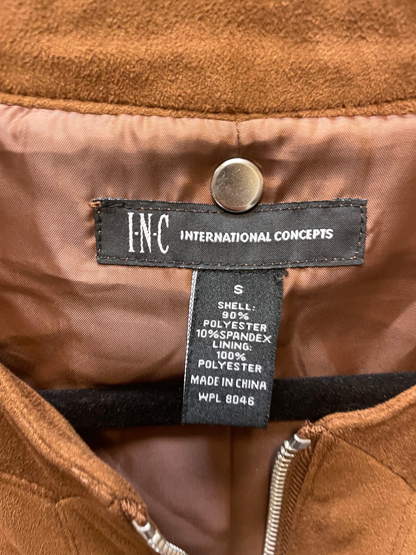 Jacket Other By Inc In Brown, Size: S