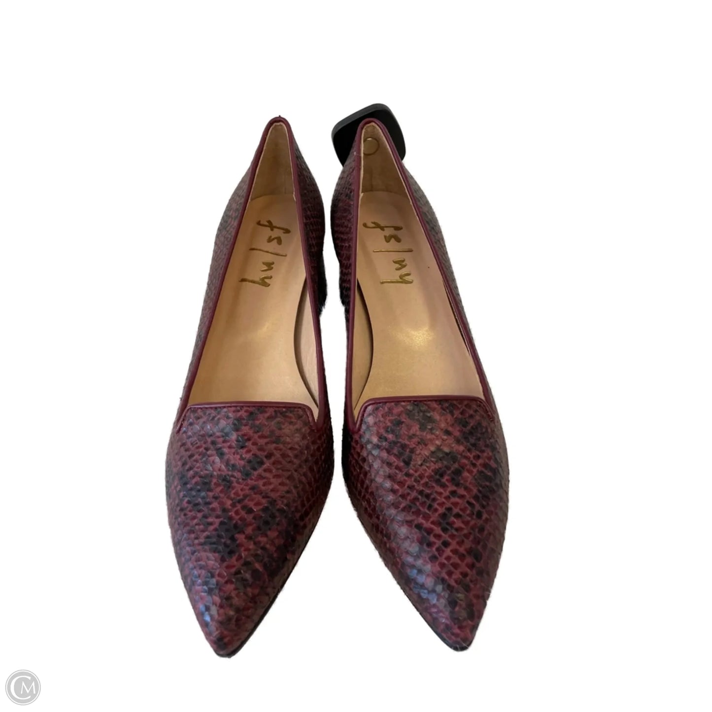 Shoes Heels Block By french sole fsny In Snakeskin Print, Size: 7