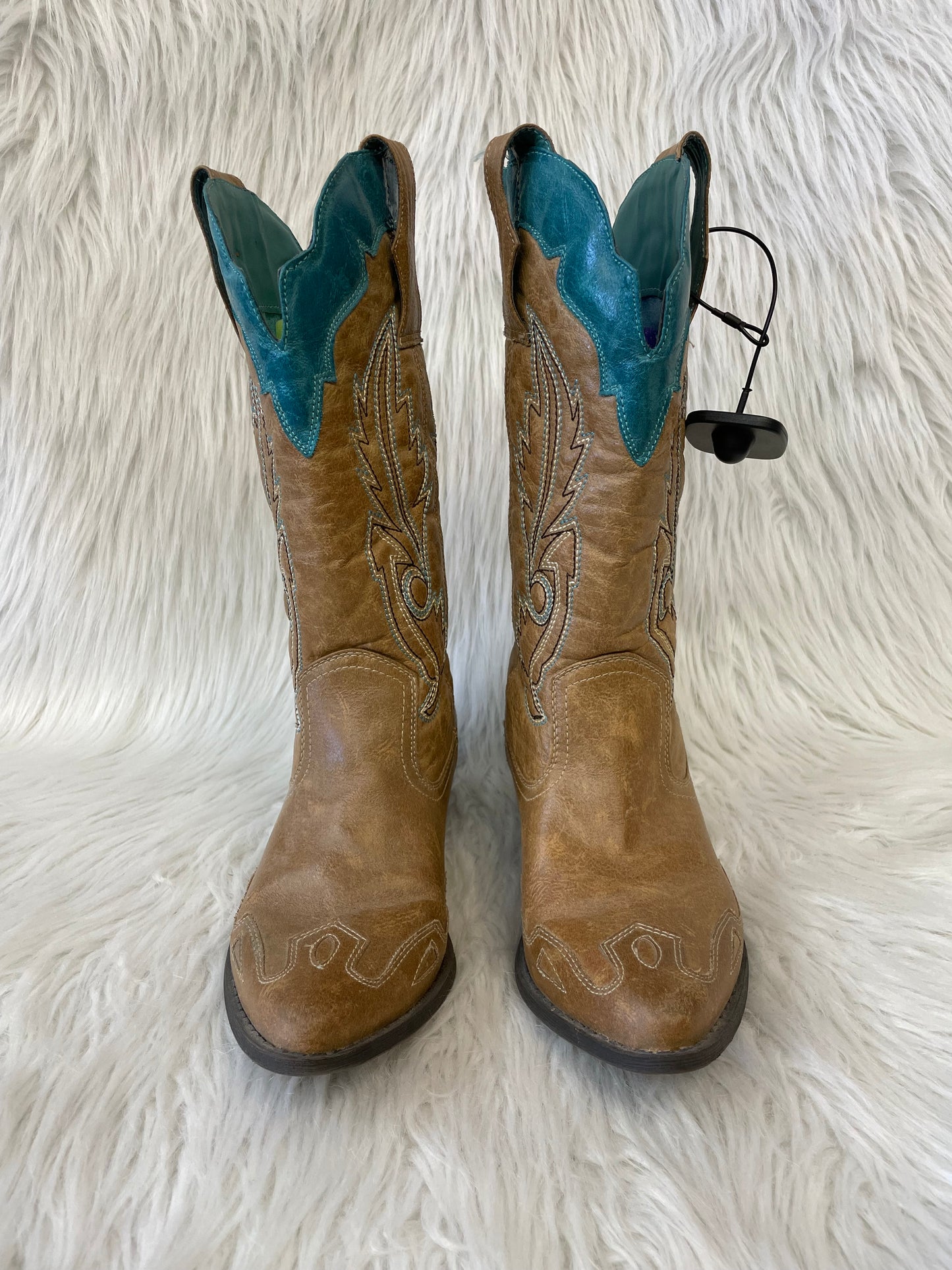 Boots Western By Very Volatile In Blue, Size: 7