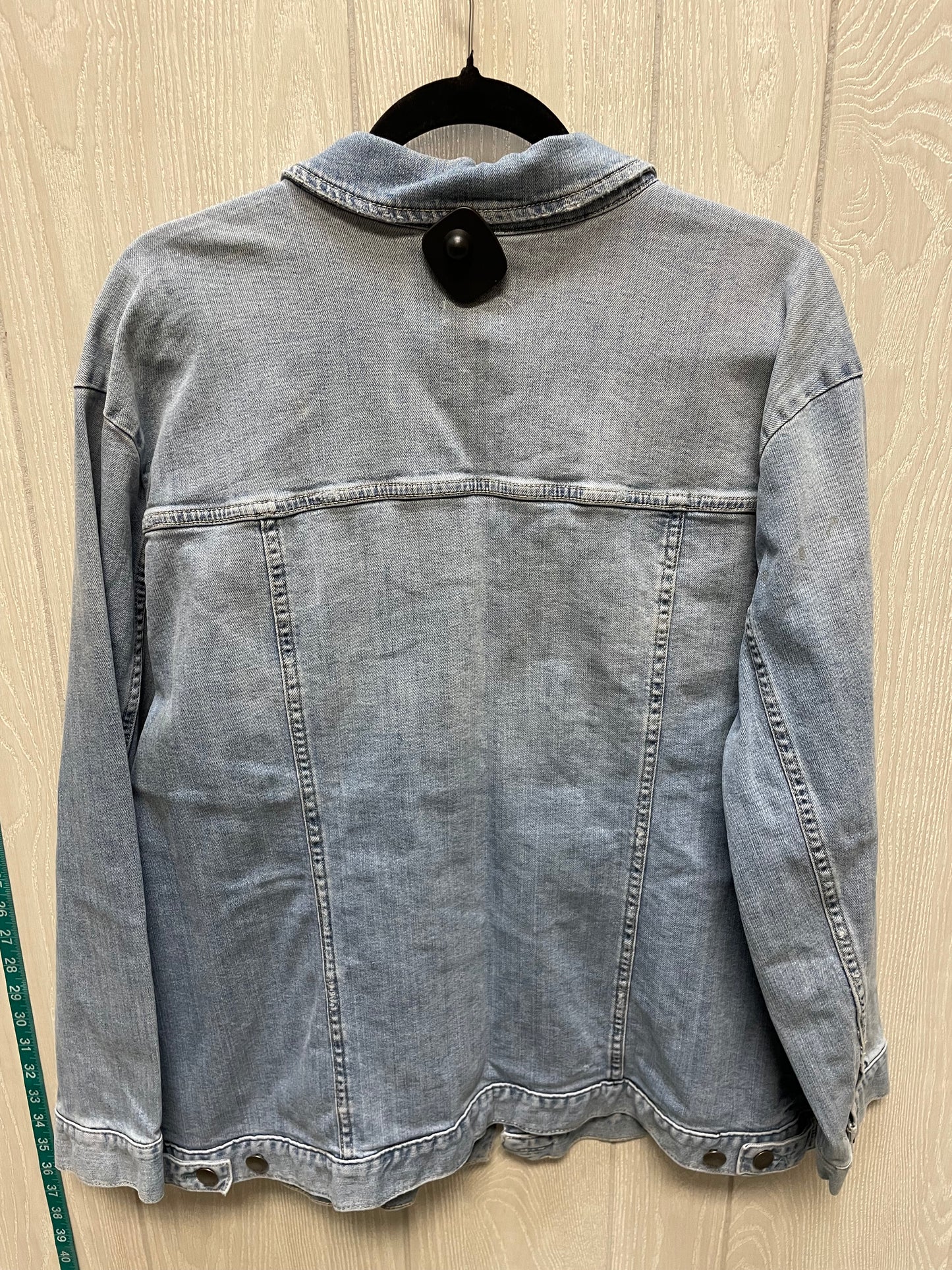 Jacket Denim By Ana In Blue Denim, Size: 1x