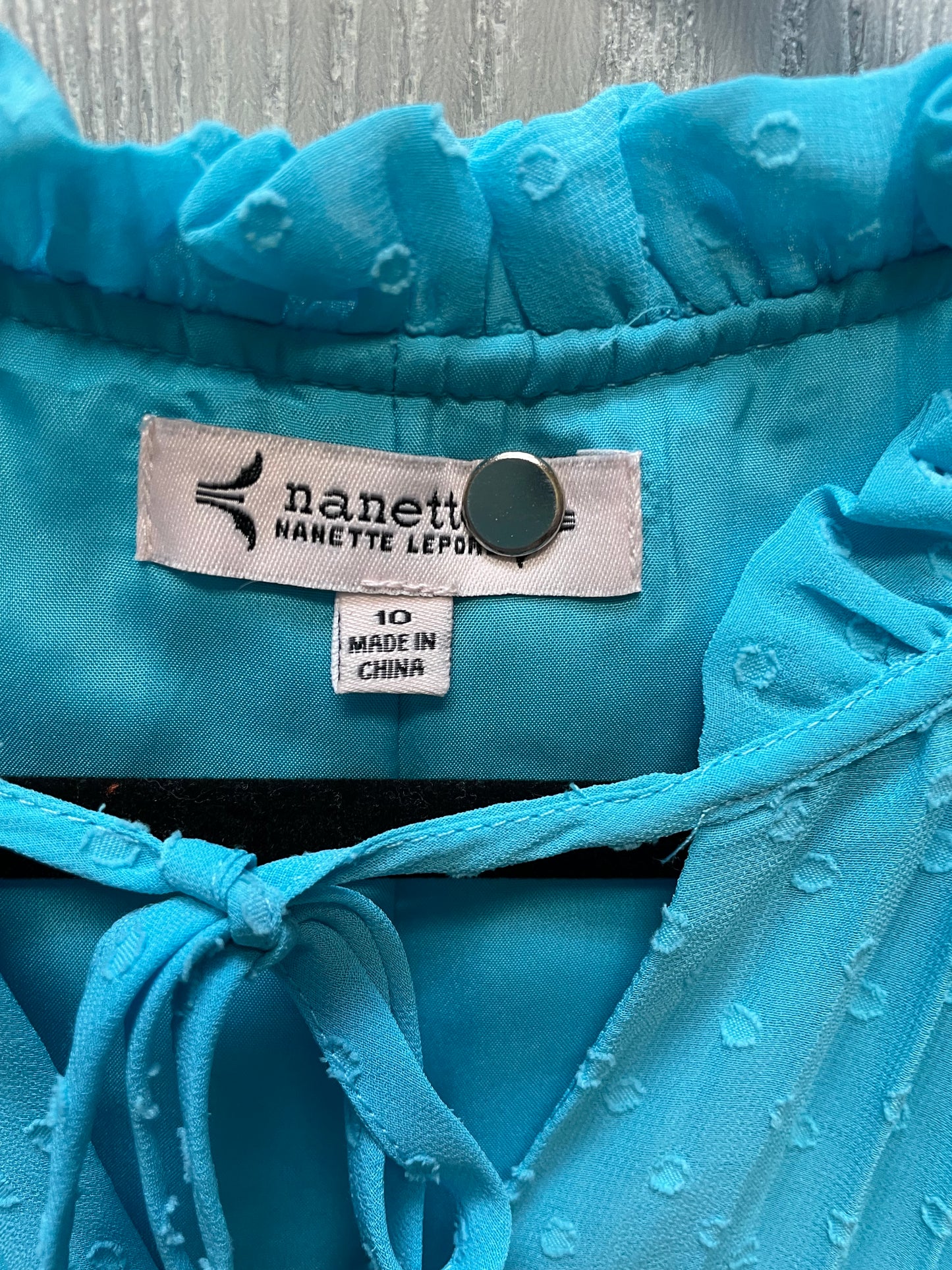 Dress Casual Short By Nanette By Nanette Lepore In Aqua, Size: M