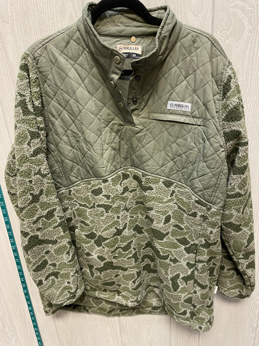 Jacket Fleece By Magellan In Camouflage Print, Size: 1x