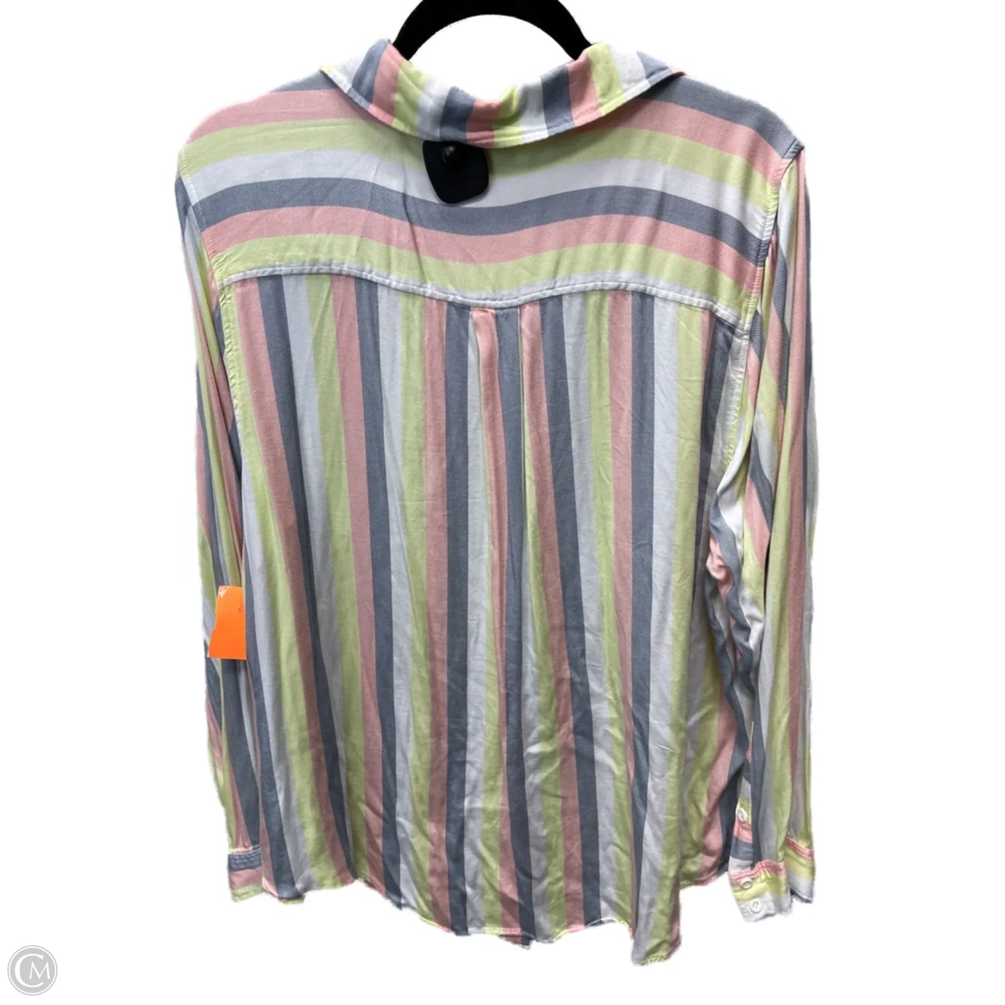 Top Long Sleeve By Torrid In Striped Pattern, Size: 2x