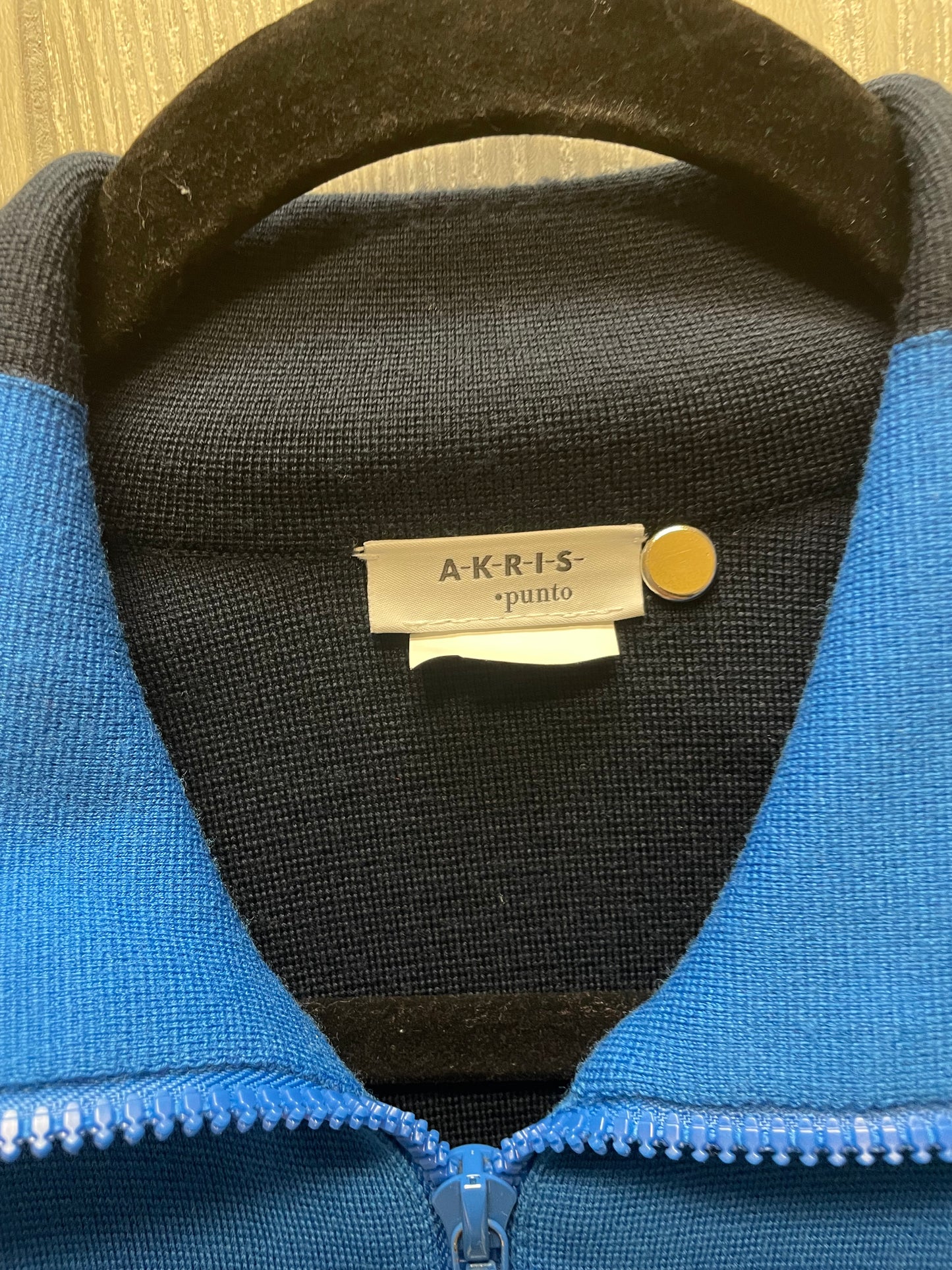 Jacket Other By Akris In Blue, Size: L