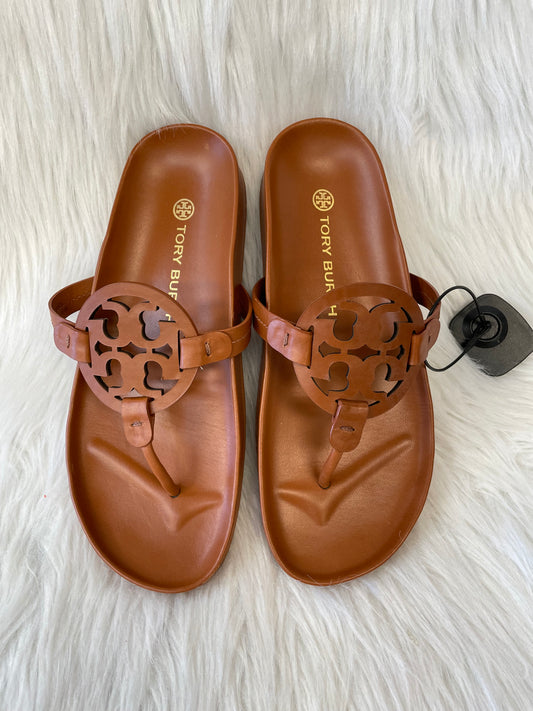 Sandals Designer By Tory Burch In Brown, Size: 8.5