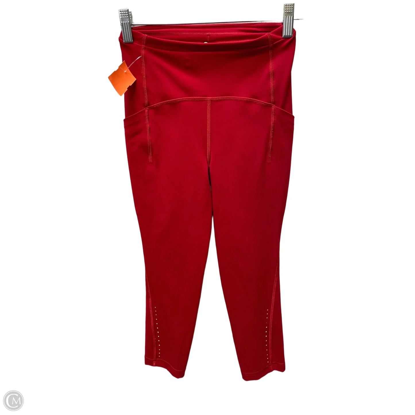 Athletic Leggings By Lululemon In Red, Size: 2