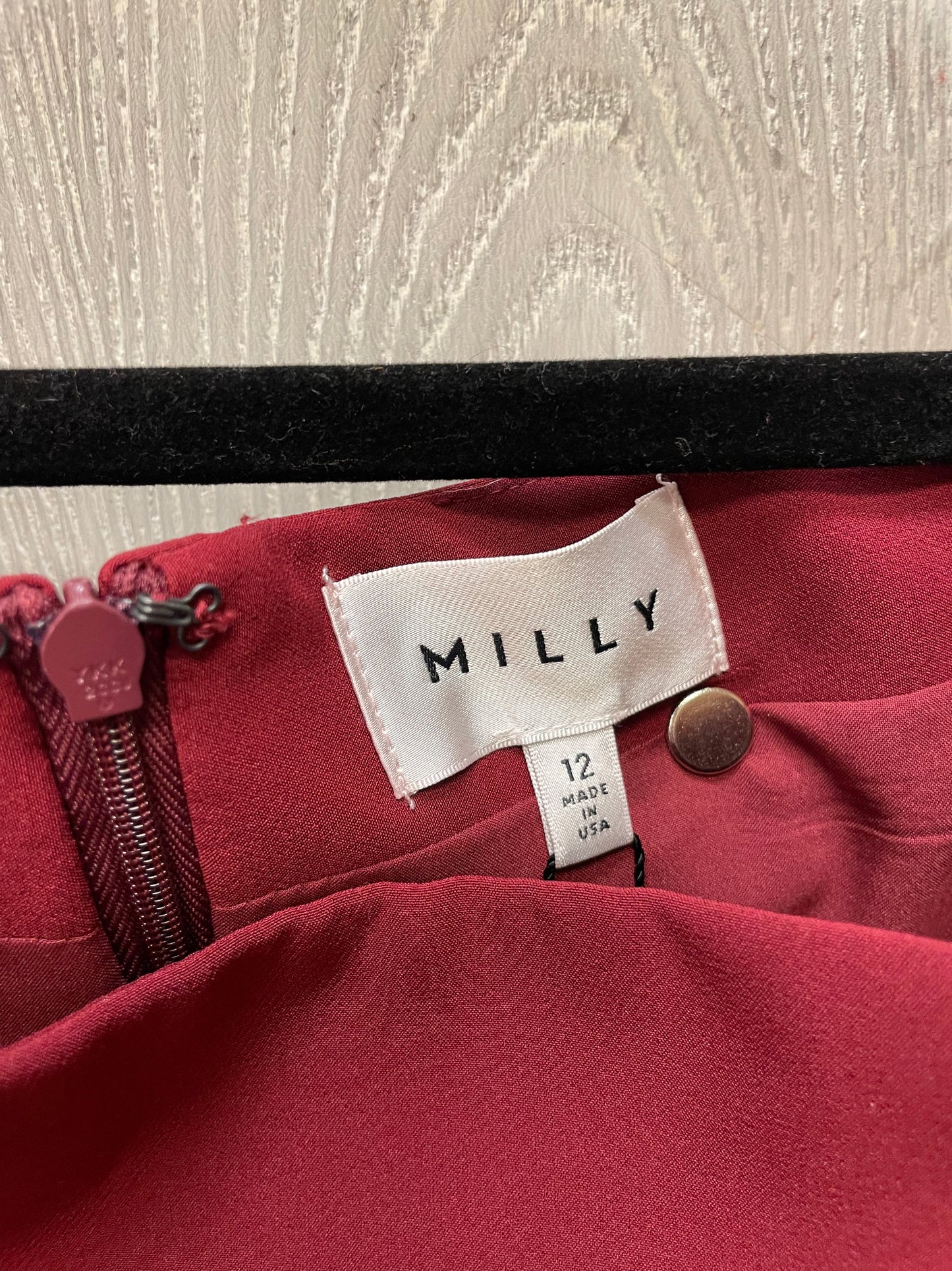 Dress Designer By Milly In Red, Size: L