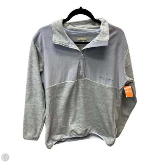 Jacket Fleece By Simply Southern In Blue, Size: L