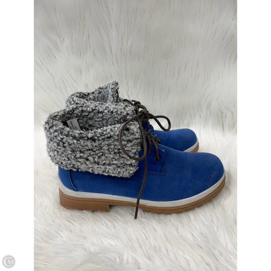Boots Ankle Flats By Muk Luks In Blue, Size: 6