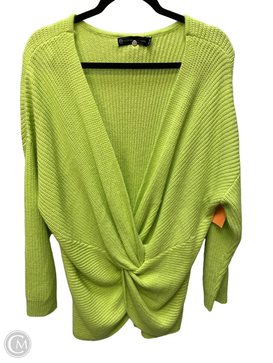 Sweater By Fashion To Figure In Green, Size: Xl