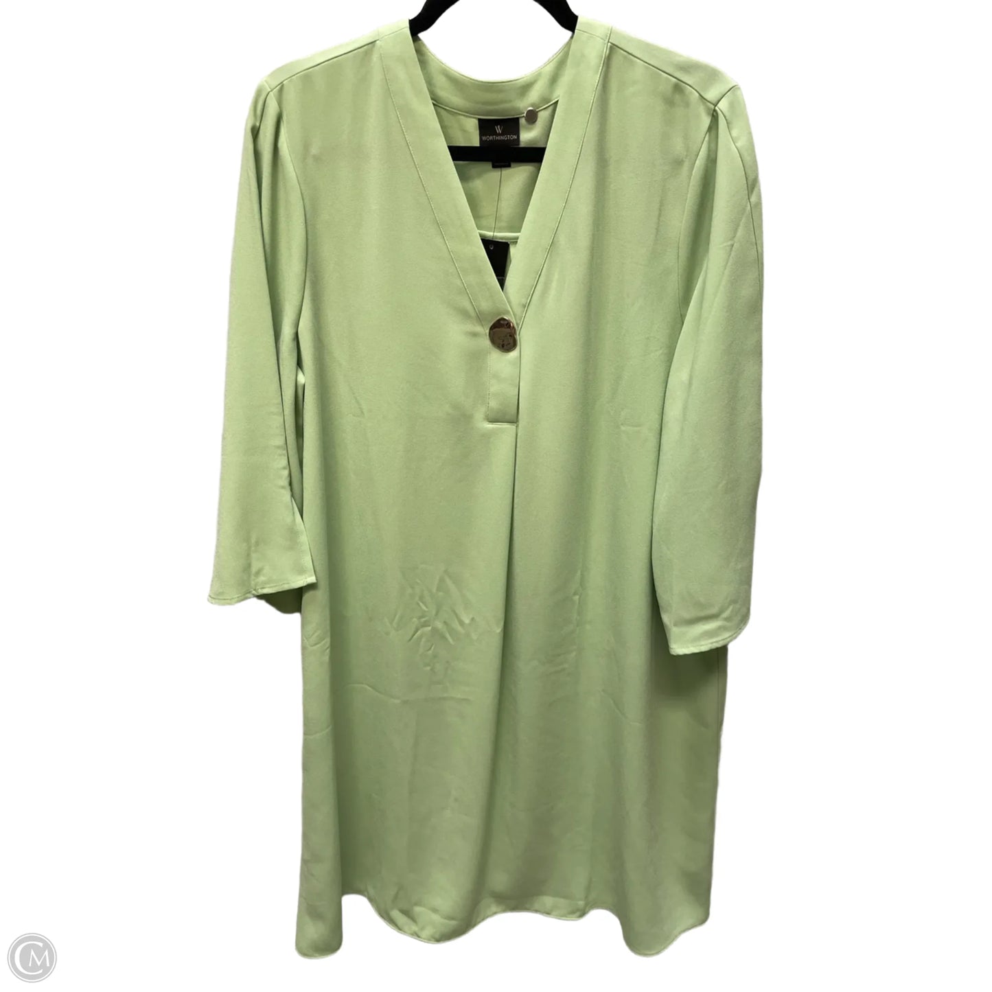 Dress Casual Short By Worthington In Green, Size: Xl