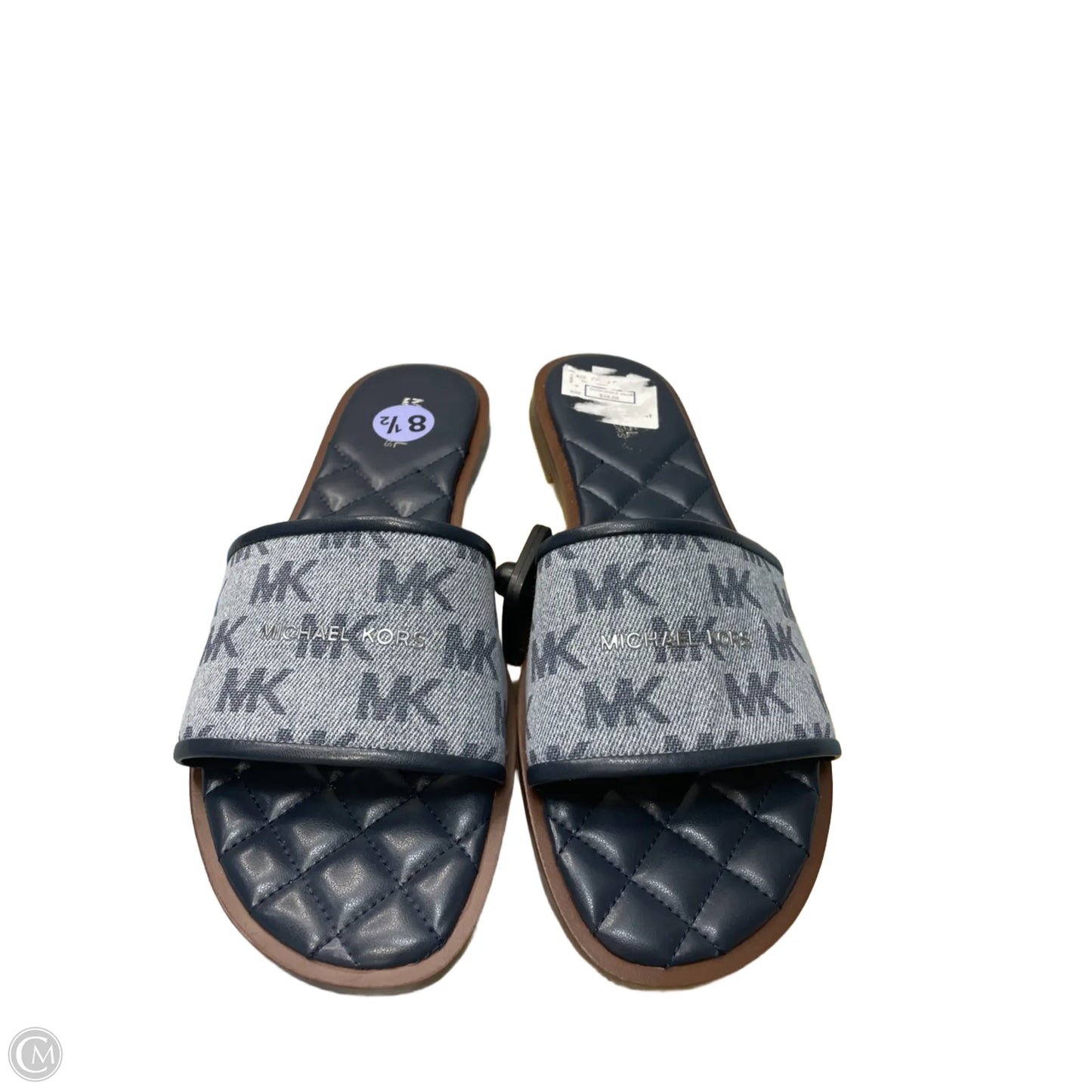 Sandals Designer By Michael Kors In Blue Denim, Size: 8.5