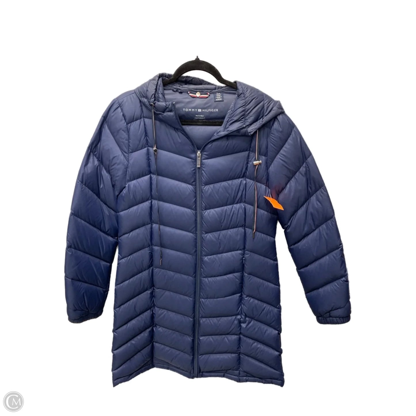 Coat Puffer & Quilted By Tommy Hilfiger In Navy, Size: M
