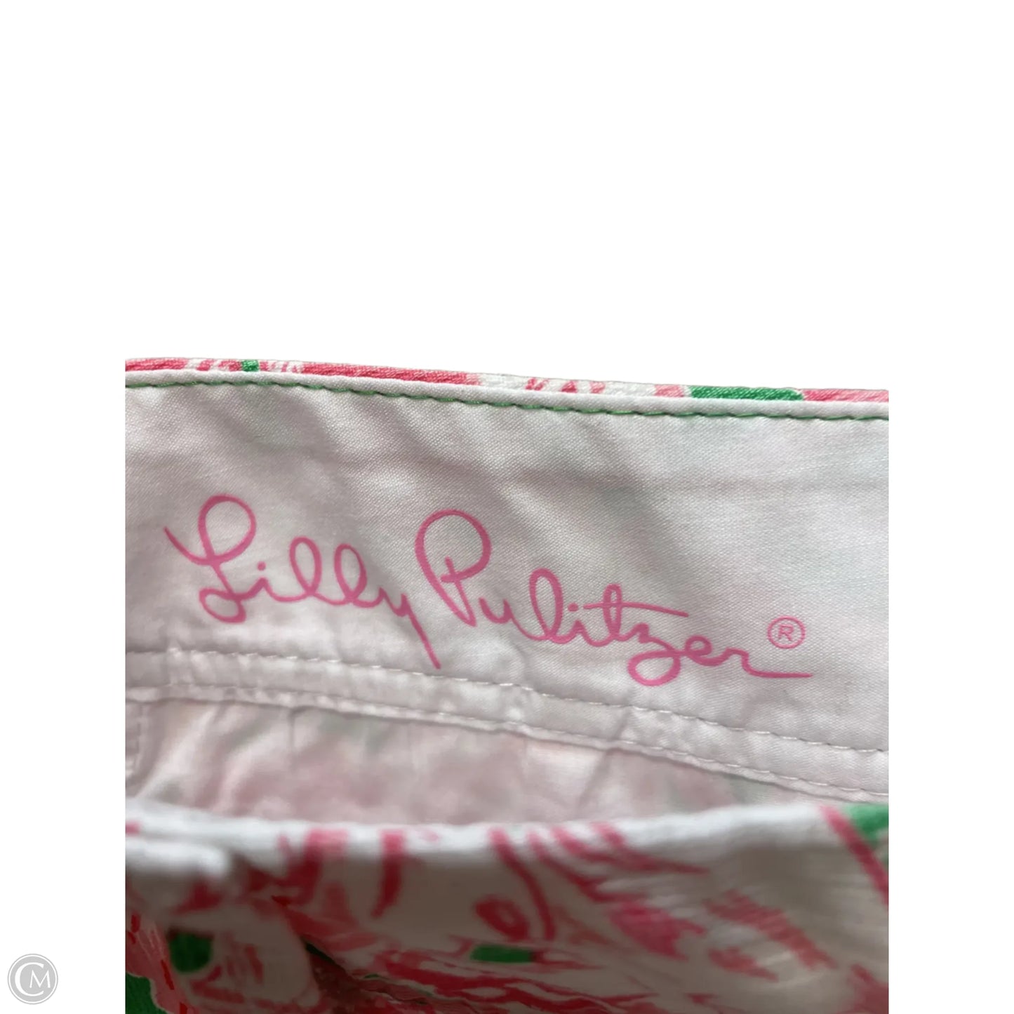 Shorts Designer By Lilly Pulitzer In Green & Pink, Size: 0