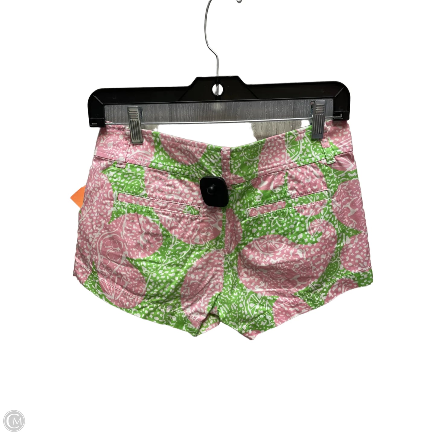 Shorts Designer By Lilly Pulitzer In Green & Pink, Size: 0