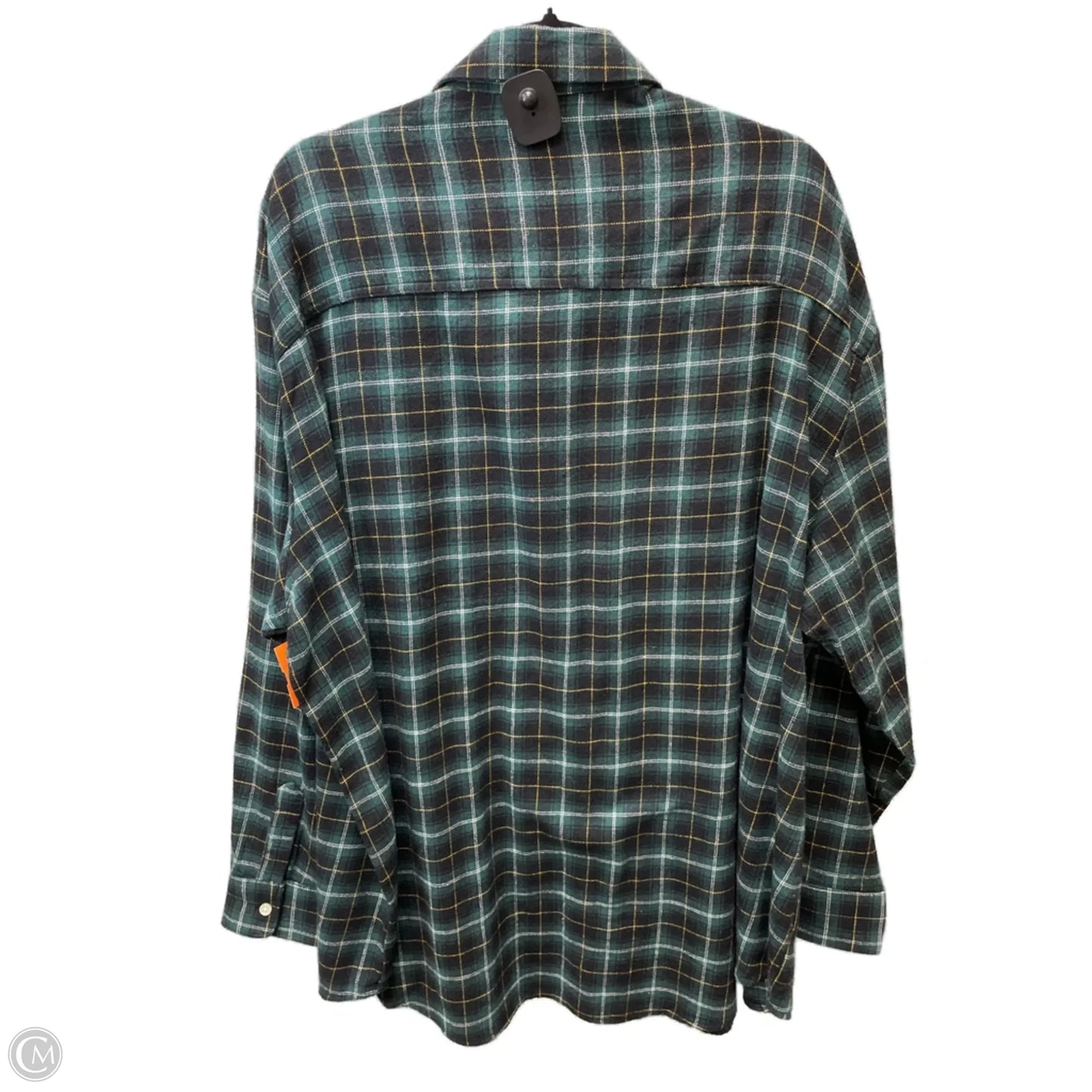 Tunic Long Sleeve By Old Navy In Plaid Pattern, Size: 1x