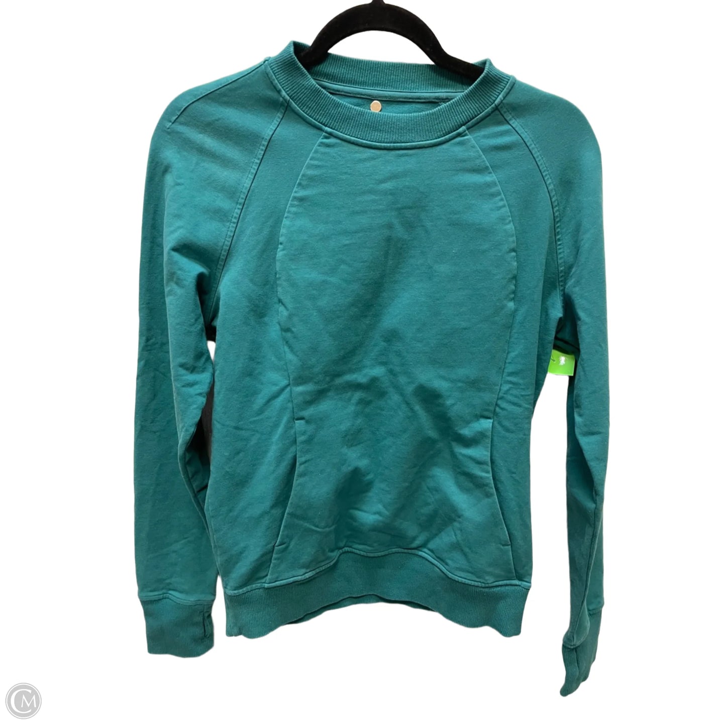 Athletic Sweatshirt Crewneck By Lululemon In Teal, Size: 6