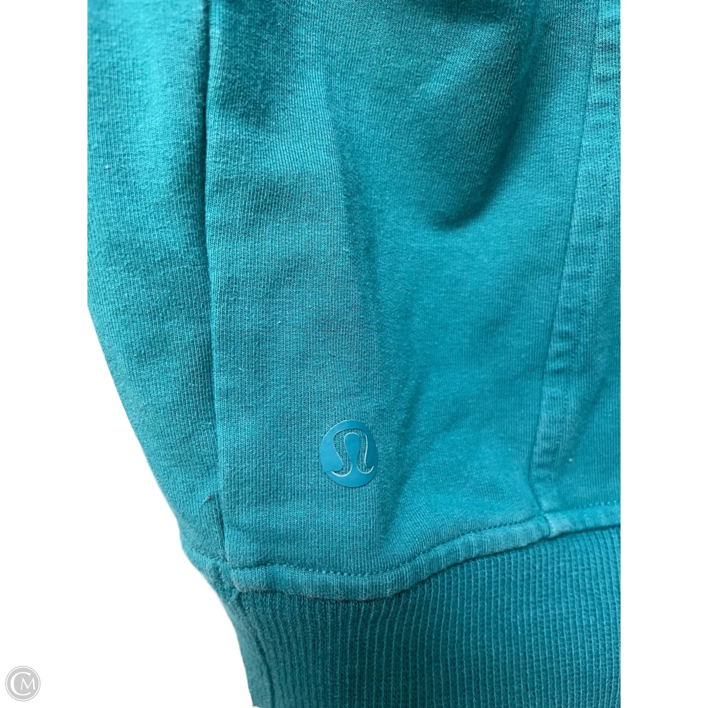 Athletic Sweatshirt Crewneck By Lululemon In Teal, Size: 6