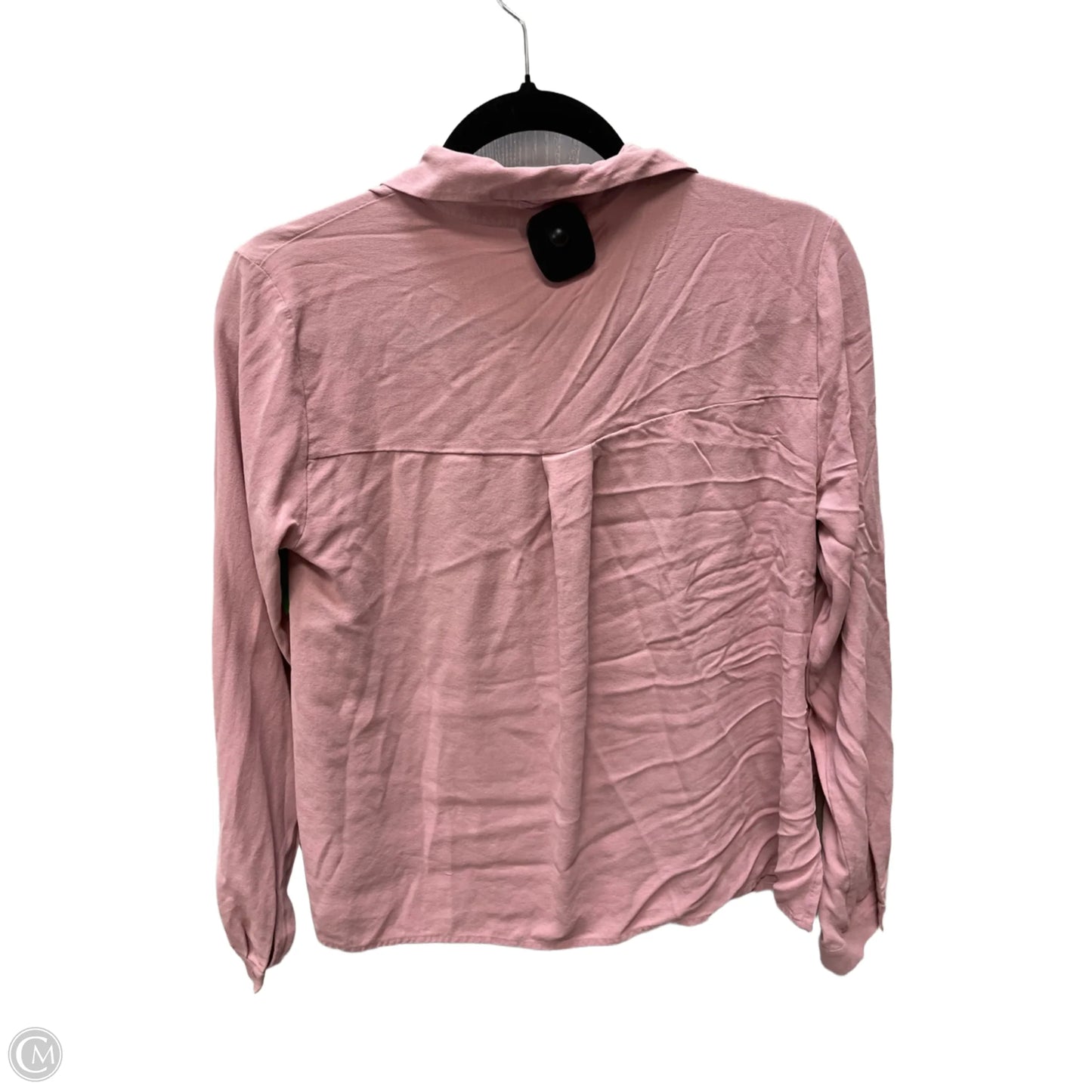 Blouse Long Sleeve By Eileen Fisher In Pink, Size: Xs