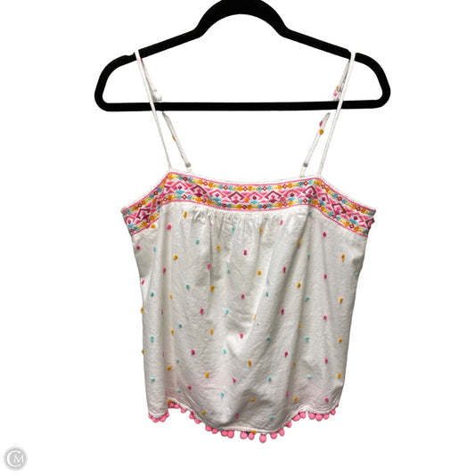 Top Sleeveless By Crown And Ivy In White, Size: L