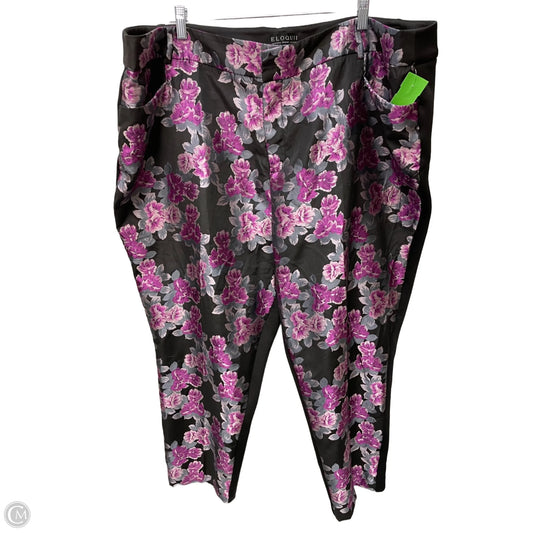 Pants Dress By Eloquii In Floral Print, Size: 24