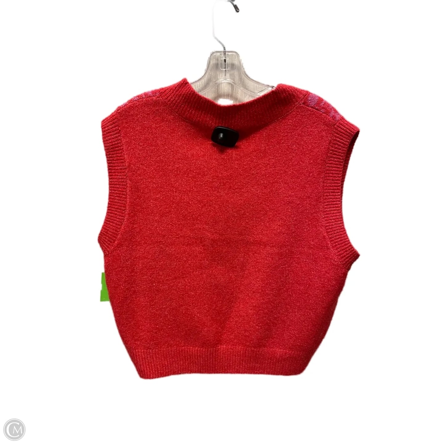 Sweater Short Sleeve By Freshman In Purple & Red, Size: M