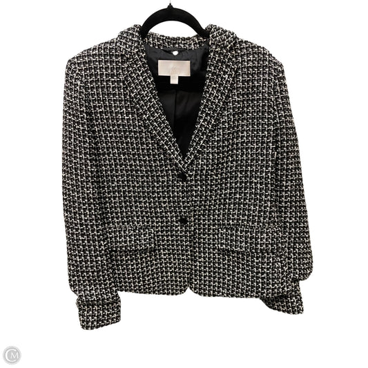 Blazer By Hugo Boss In Black & Cream, Size: M