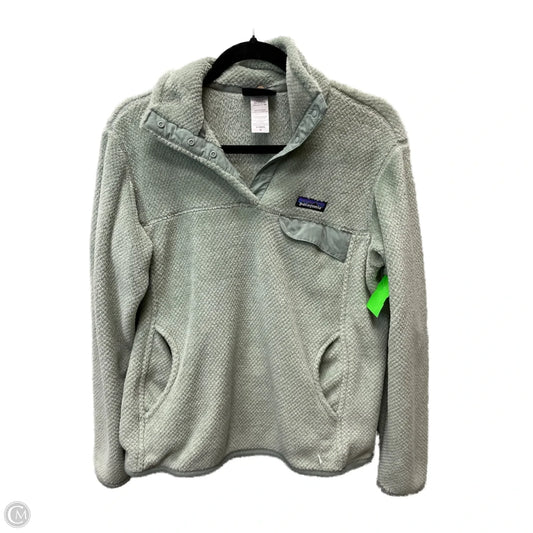 Jacket Fleece By Patagonia In Green, Size: M