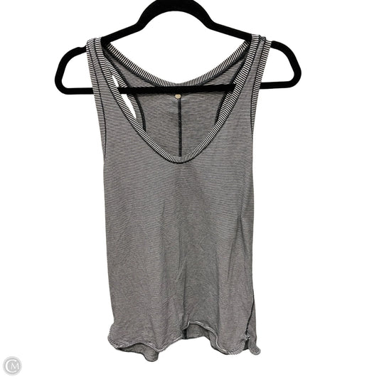 Athletic Tank Top By Lululemon In Striped Pattern, Size: S