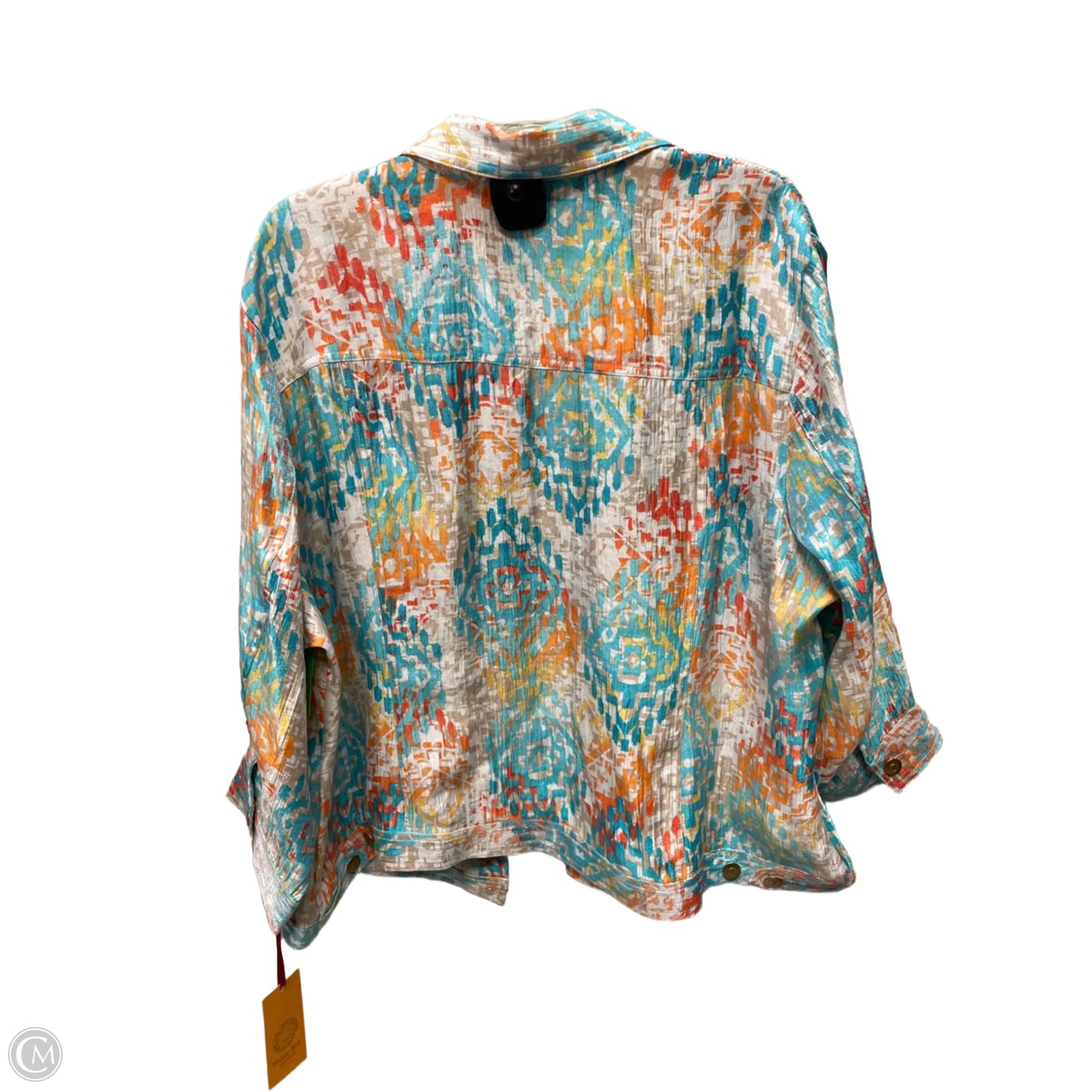 Jacket Other By Ruby Rd In Blue & Orange, Size: 2x