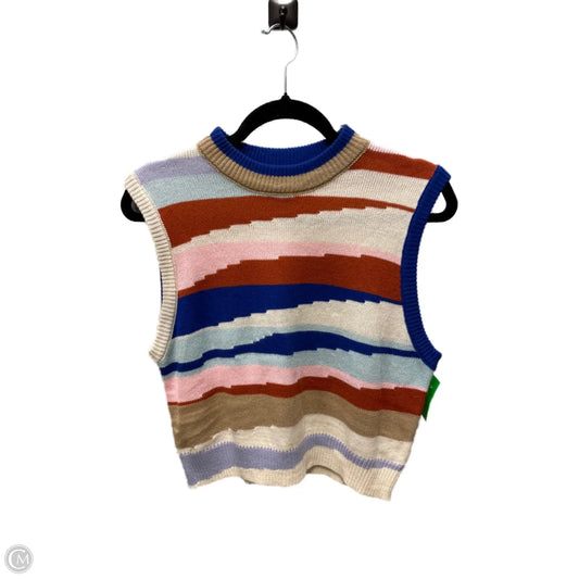 Sweater Short Sleeve By Shein In Multi-colored, Size: M