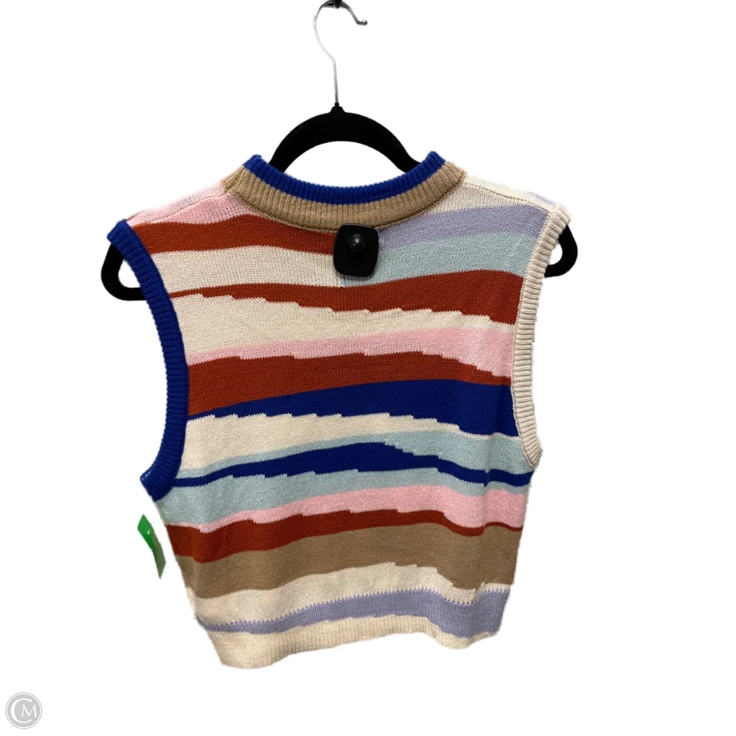 Sweater Short Sleeve By Shein In Multi-colored, Size: M