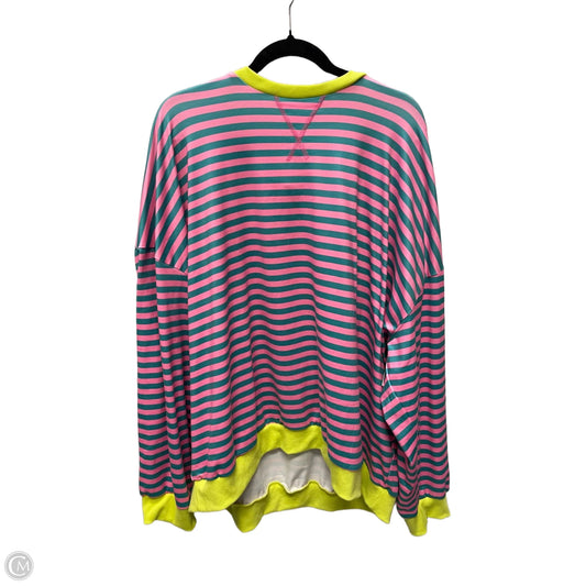 Top Long Sleeve By Clothes Mentor In Striped Pattern, Size: 4x