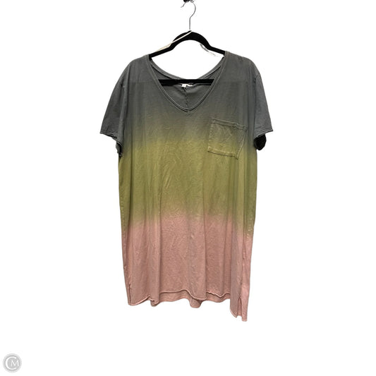 Dress Casual Short By Umgee In Ombre Print, Size: 1x